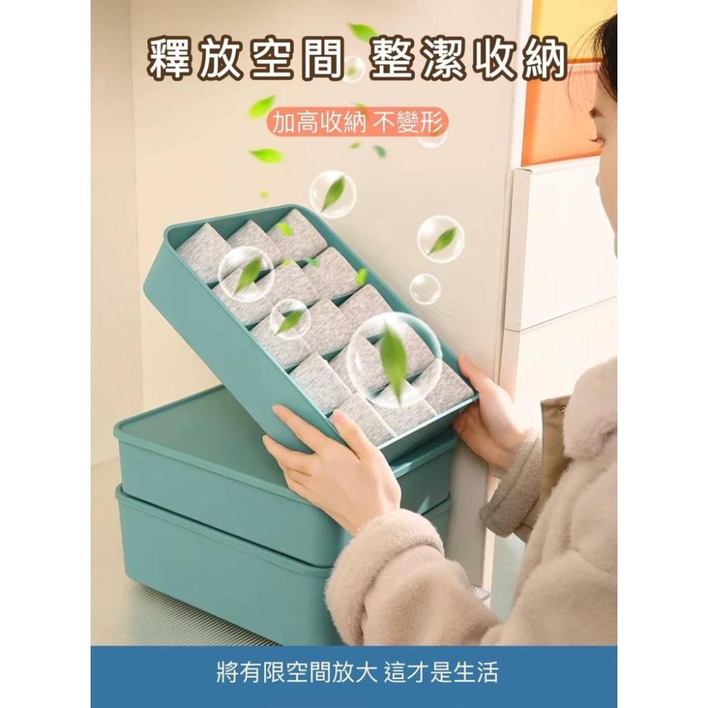 衣物收納盒 分格收納盒 襪子收納 襪子收納盒 內衣收納 內衣收納盒 內褲收納 衣櫥收納 內衣褲收納 桌上收納盒-細節圖4