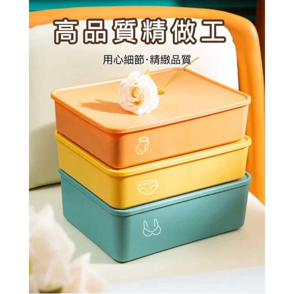 衣物收納盒 分格收納盒 襪子收納 襪子收納盒 內衣收納 內衣收納盒 內褲收納 衣櫥收納 內衣褲收納 桌上收納盒-細節圖7