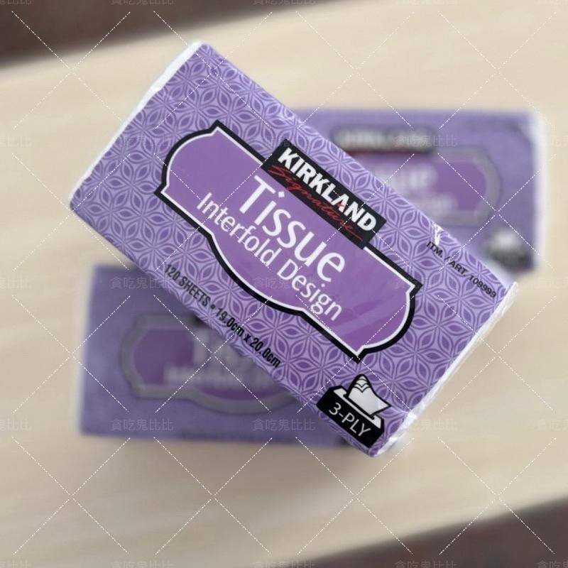 Kirkland Signature 科克蘭 三層抽取式衛生紙 120抽×24包｜原生紙漿 FSC認證 可丟馬桶-細節圖4