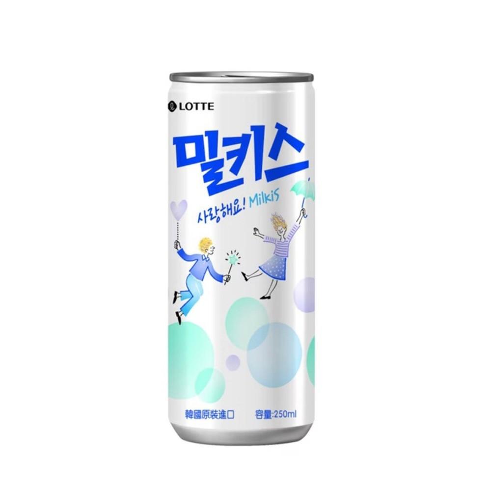 韓國樂天優格風味碳酸飲 草莓風味碳酸飲 250ml-細節圖2