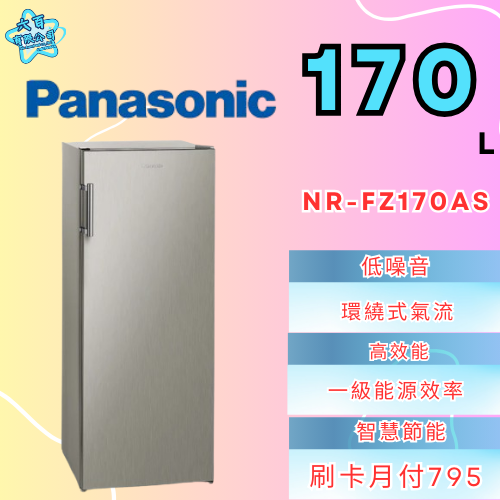 六百有限公司600哥 國際冷凍櫃NR-FZ170AS 冷凍櫃刷卡.無卡分期 家用冷凍櫃 全新冷凍櫃-細節圖2