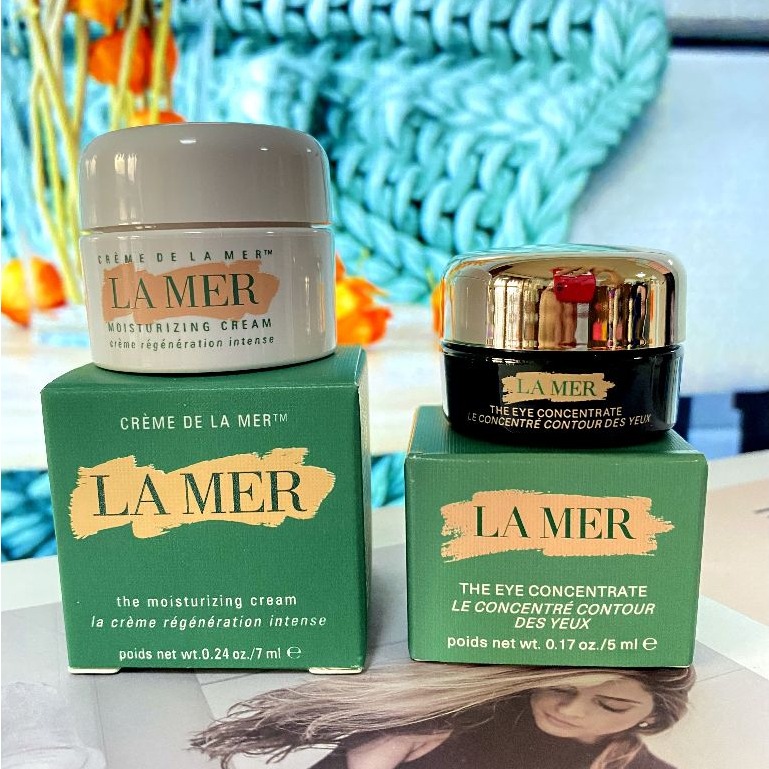 LA MER 海洋拉娜眼霜 濃萃修復眼霜5ml 經典乳霜7ml 超能修護精華露30ml 正品小樣三組入下殺價-細節圖2