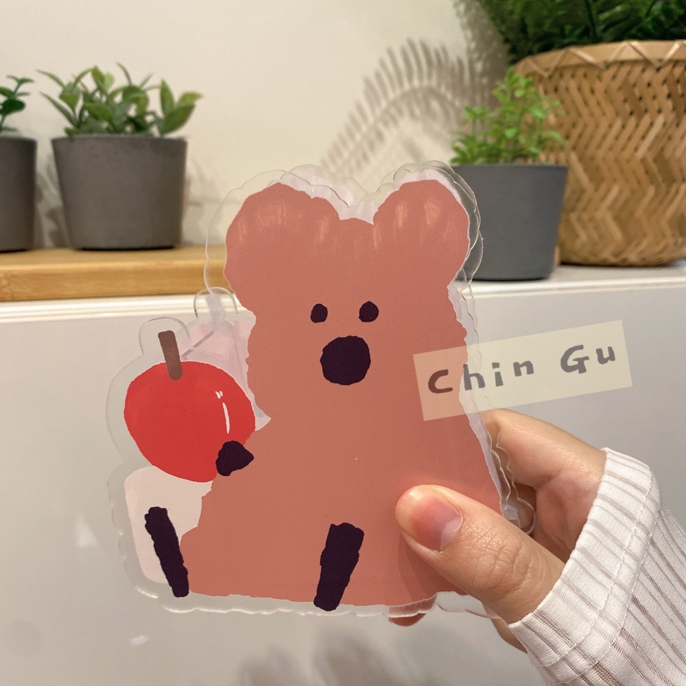 【親咕小舖-Ghin Gu Ü 台灣出貨】韓國考拉筆筒 筆架 考拉熊 柿子椒熊 短尾袋鼠 文具收納 桌面筆架 筆桶-細節圖2