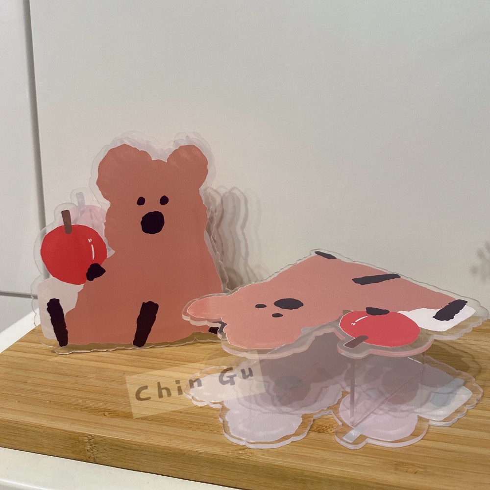 【親咕小舖-Ghin Gu Ü 台灣出貨】韓國考拉筆筒 筆架 考拉熊 柿子椒熊 短尾袋鼠 文具收納 桌面筆架 筆桶-細節圖3