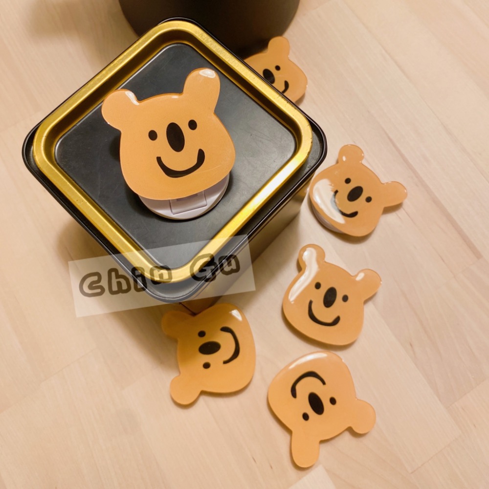 【親咕小舖-Ghin Gu Ü 台灣出貨】大頭考拉手機折疊支架 手機架 懶人神器 指環扣 手機支架 柿子椒熊 考拉-細節圖3