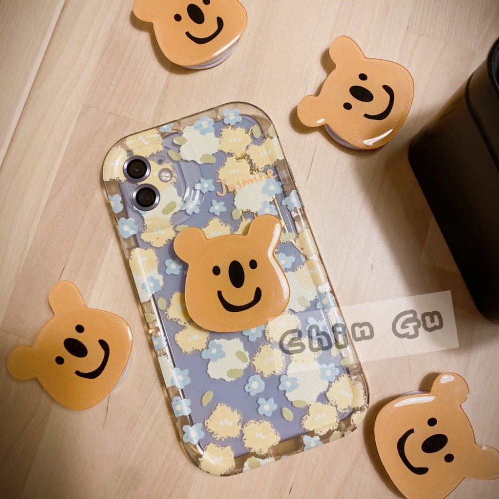 【親咕小舖-Ghin Gu Ü 台灣出貨】大頭考拉手機折疊支架 手機架 懶人神器 指環扣 手機支架 柿子椒熊 考拉-細節圖4