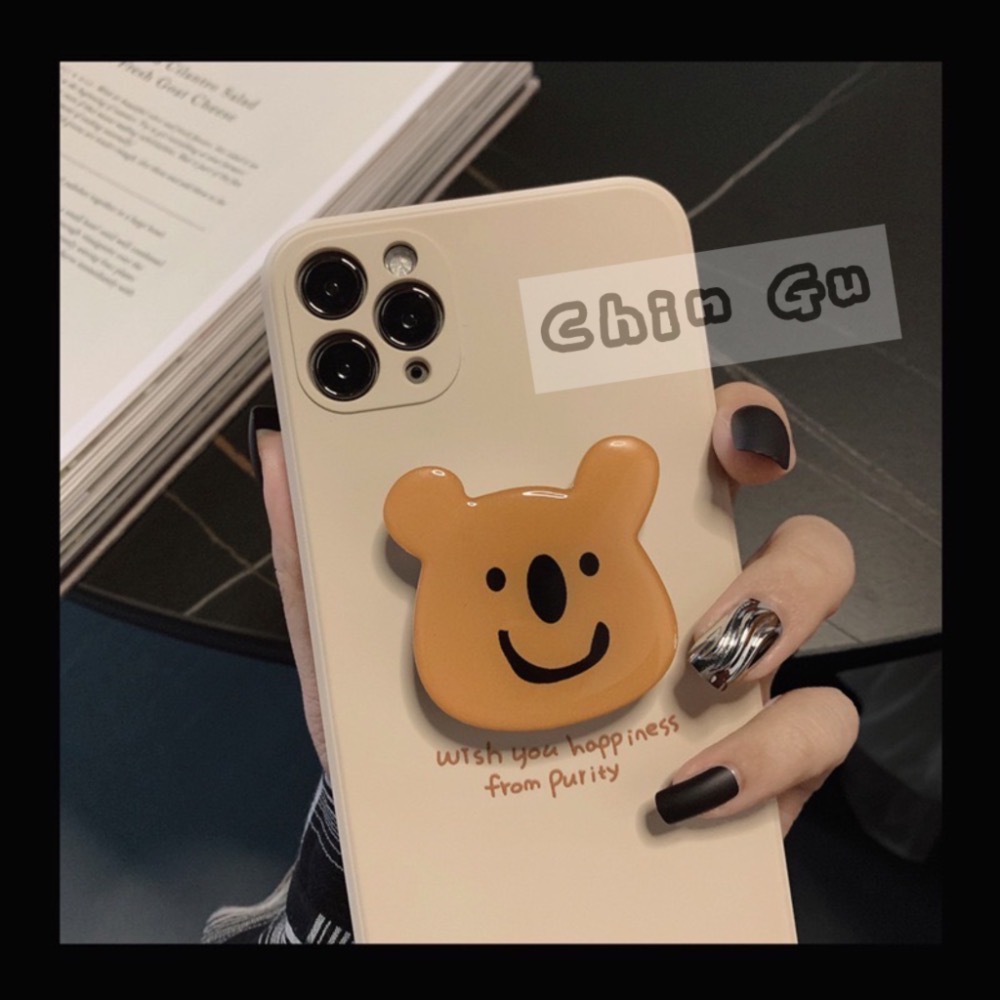 【親咕小舖-Ghin Gu Ü 台灣出貨】大頭考拉手機折疊支架 手機架 懶人神器 指環扣 手機支架 柿子椒熊 考拉-細節圖8