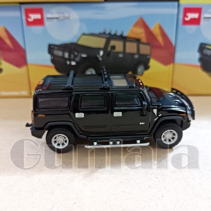 JKM 1:64 HUMMER H2 SUT金屬模型車 悍馬 1/64 吉普車 軍用等級越野車-細節圖7