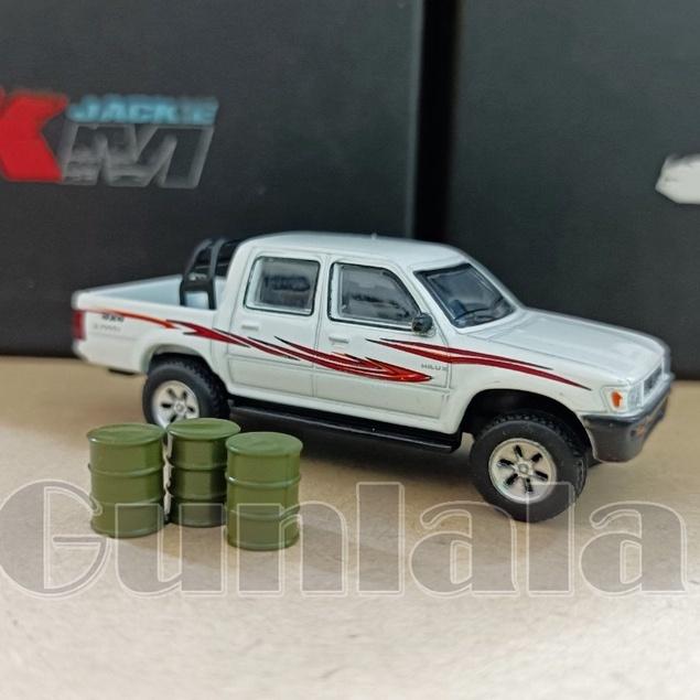 JKM Hilux 1:64 金屬模型車 豐田皮卡 TOYOTA PICK UP N140 N150 N160 N170-細節圖3