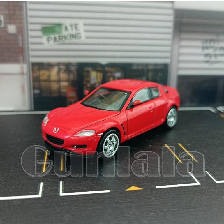 1:64 Mazda RX-8 模型車 馬自達RX8 末代轉子引擎 J60 1/64-細節圖8