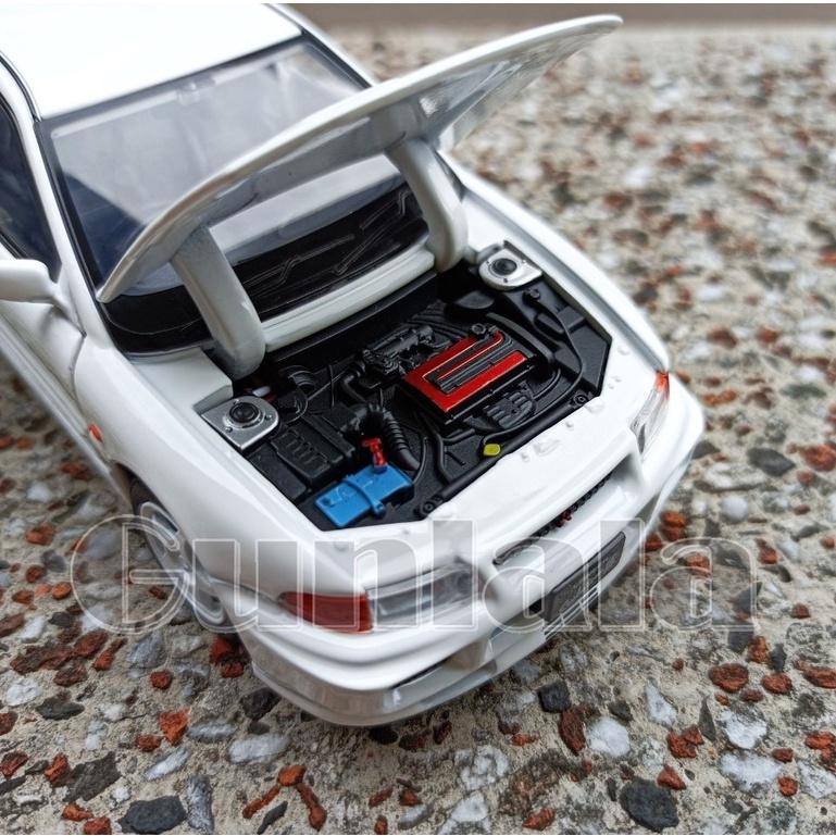 三菱Lancer Evolution 3代 1:32精緻模型 EVO III WRC 4G63 拉力賽 須藤京一頭文字D-細節圖4