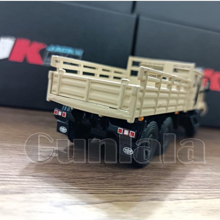 JKM MV3 軍用卡車 1:64 金屬模型 解放軍戰術車輛 三代通用軍車 6X6 越野軍車 貨卡 運兵車 大陸軍用卡車-細節圖3