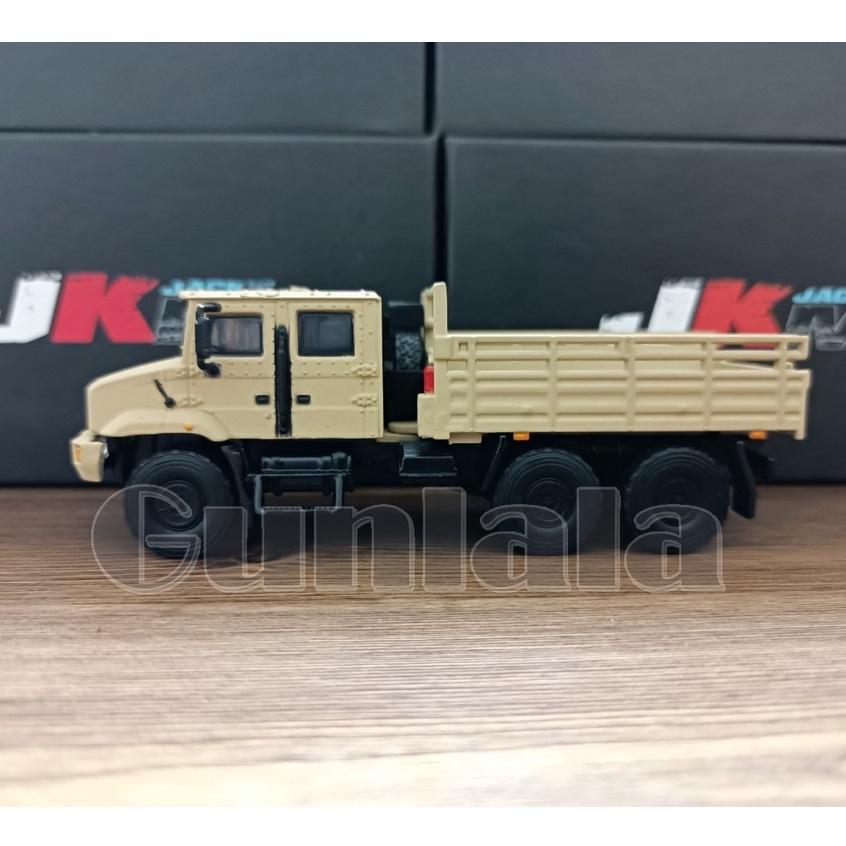 JKM MV3 軍用卡車 1:64 金屬模型 解放軍戰術車輛 三代通用軍車 6X6 越野軍車 貨卡 運兵車 大陸軍用卡車-細節圖5