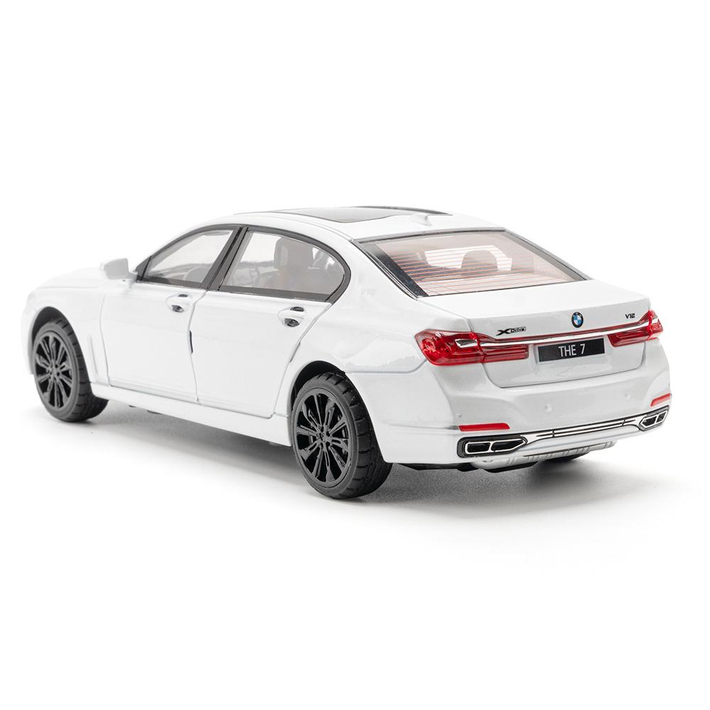 1:24 BMW 7系 G11 G12 模型車 寶馬旗艦房車 730i 740i 750LI XDRIVE m760i-細節圖2