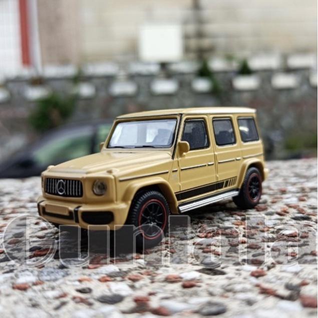 1:64 BENZ G63 AMG 模型車 G-CLASS 模型 1/64 G350D 電鍍特別色 電鍍限量版-細節圖2