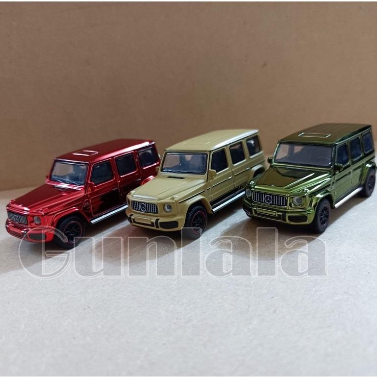 1:64 BENZ G63 AMG 模型車 G-CLASS 模型 1/64 G350D 電鍍特別色 電鍍限量版-細節圖6