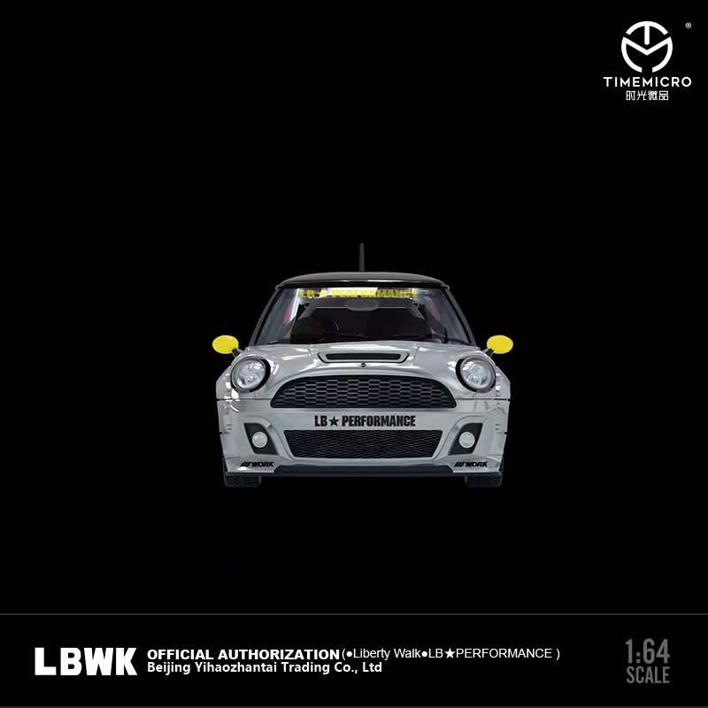 TimeMicro1:64 MINI COOPER 電鍍銀塗裝模型車 LBWK JCW S 寶馬迷你-細節圖5