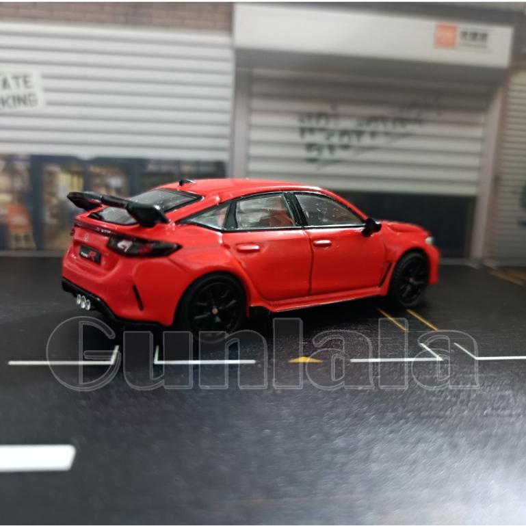 1:64 Honda Civic Type-R FL5 模型車 紅標本田鋼砲 引擎蓋可開 拓意 Mugen 本田最速前驅-細節圖3