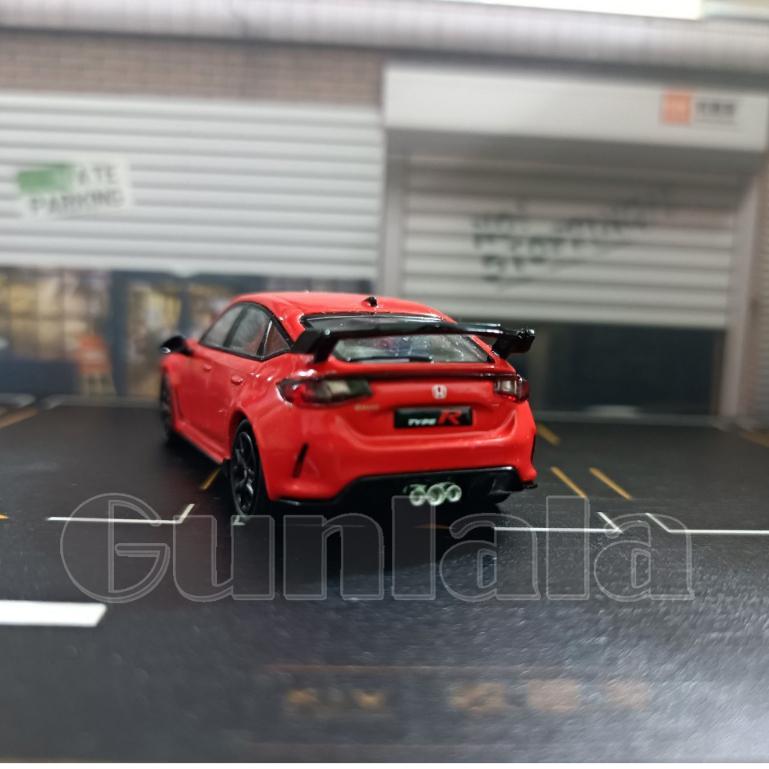 1:64 Honda Civic Type-R FL5 模型車 紅標本田鋼砲 引擎蓋可開 拓意 Mugen 本田最速前驅-細節圖4