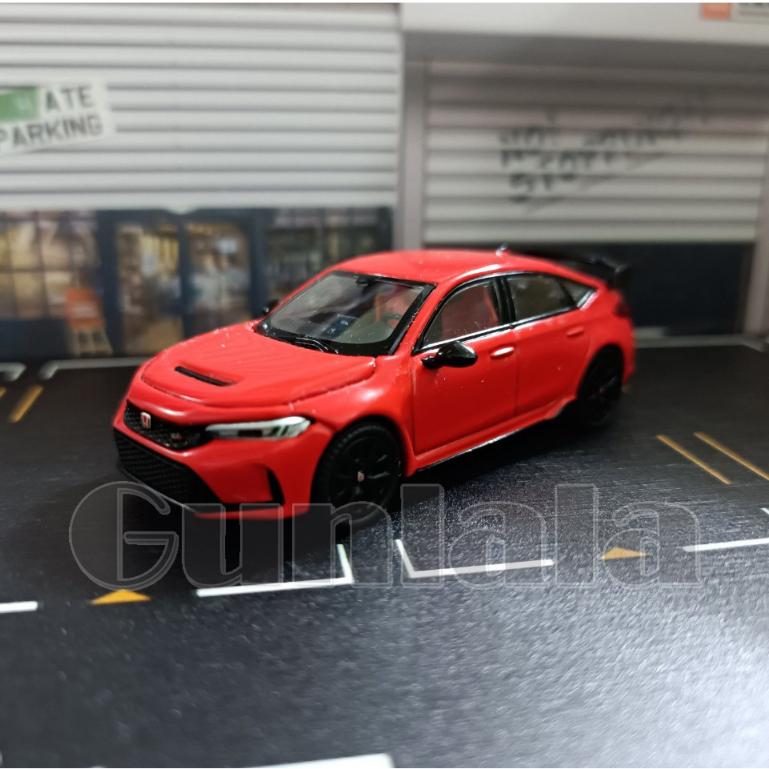 1:64 Honda Civic Type-R FL5 模型車 紅標本田鋼砲 引擎蓋可開 拓意 Mugen 本田最速前驅-細節圖6