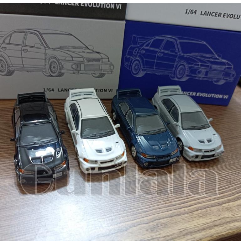 JKM 三菱 Lancer Evolution VI 1:64模型 EVO 6代 JDM WRC經典 CP9A 4G63-細節圖2