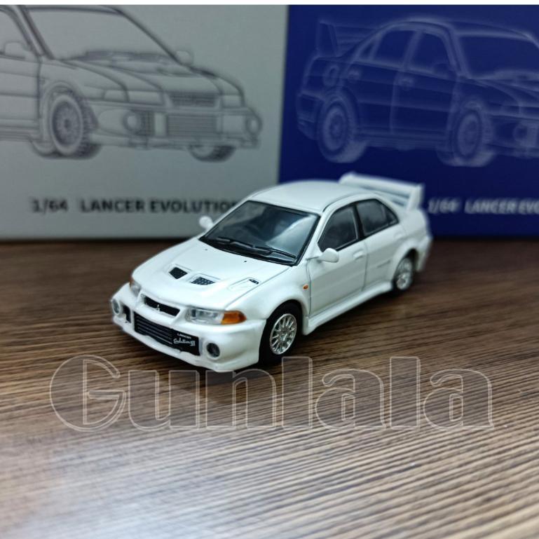 JKM 三菱 Lancer Evolution VI 1:64模型 EVO 6代 JDM WRC經典 CP9A 4G63-細節圖4