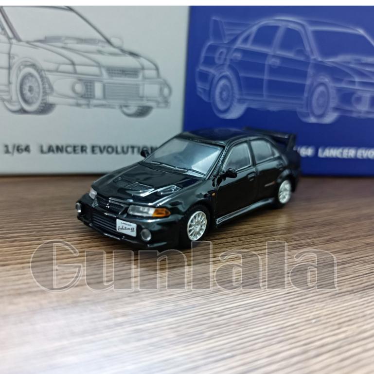 JKM 三菱 Lancer Evolution VI 1:64模型 EVO 6代 JDM WRC經典 CP9A 4G63-細節圖5