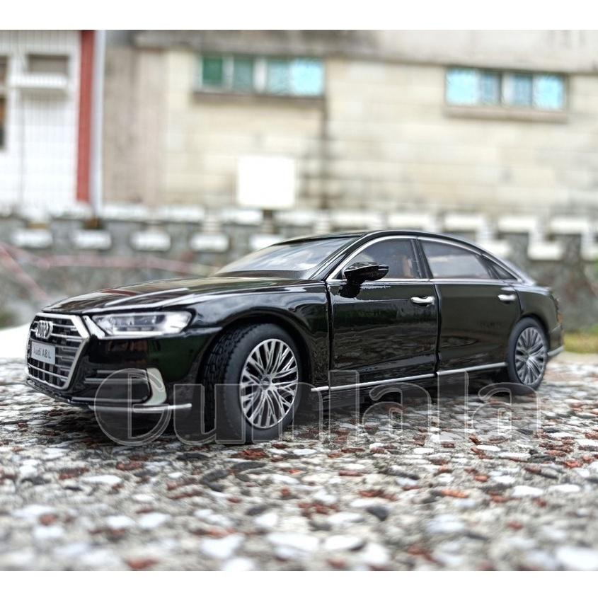 Audi A8 L 55 TFSI quattro 1:32模型車 奧迪 四環旗艦房車 1/32模型 總裁 總統座車-細節圖2