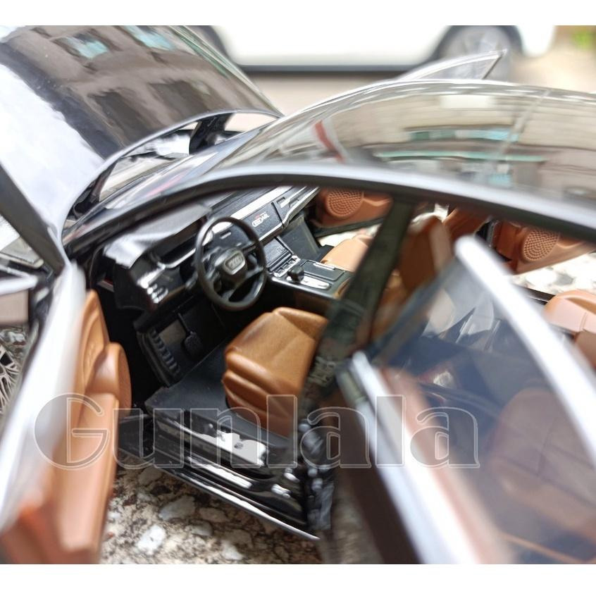 Audi A8 L 55 TFSI quattro 1:32模型車 奧迪 四環旗艦房車 1/32模型 總裁 總統座車-細節圖3