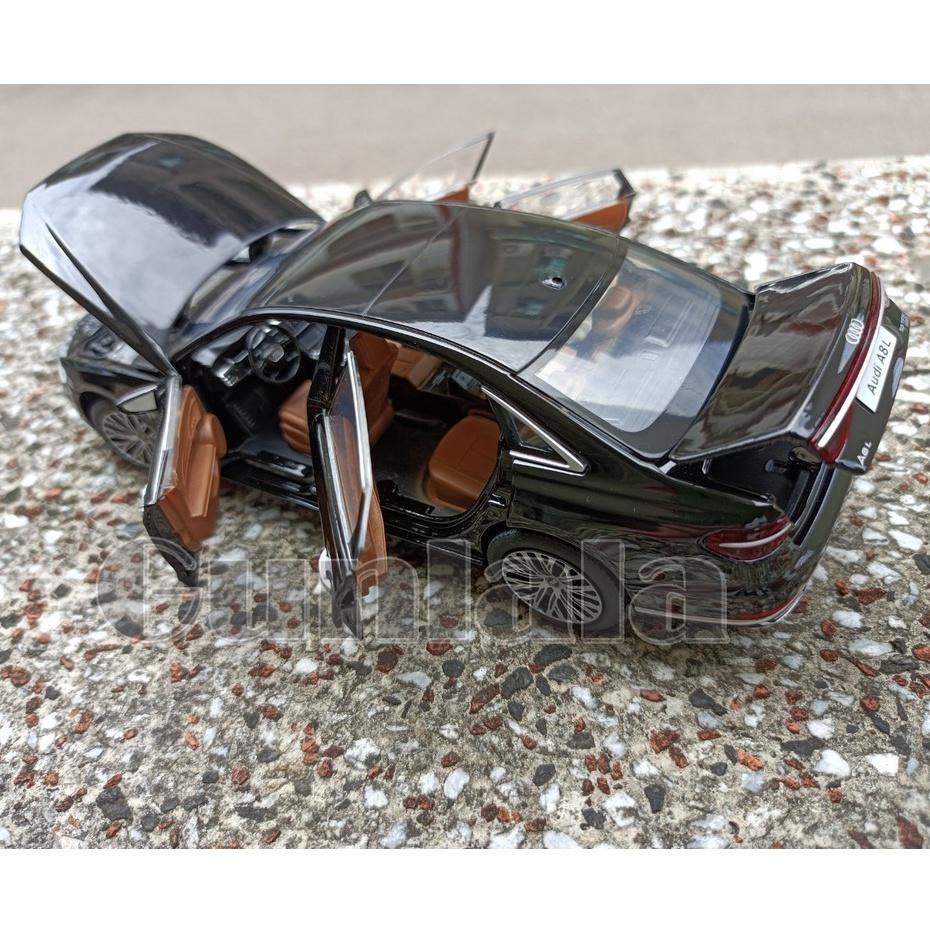 Audi A8 L 55 TFSI quattro 1:32模型車 奧迪 四環旗艦房車 1/32模型 總裁 總統座車-細節圖4
