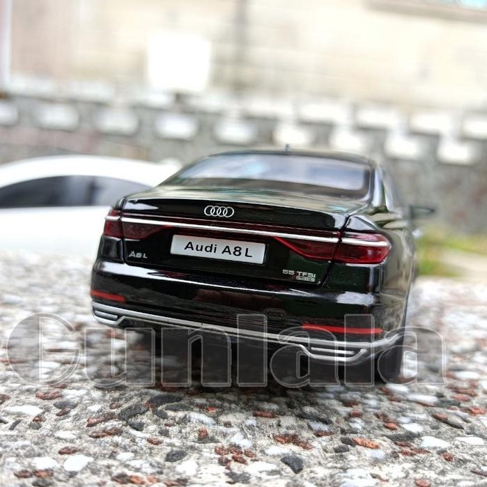 Audi A8 L 55 TFSI quattro 1:32模型車 奧迪 四環旗艦房車 1/32模型 總裁 總統座車-細節圖5