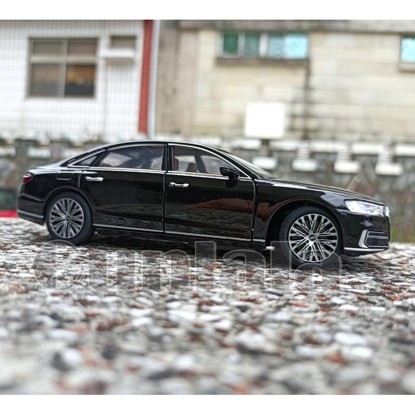 Audi A8 L 55 TFSI quattro 1:32模型車 奧迪 四環旗艦房車 1/32模型 總裁 總統座車-細節圖6