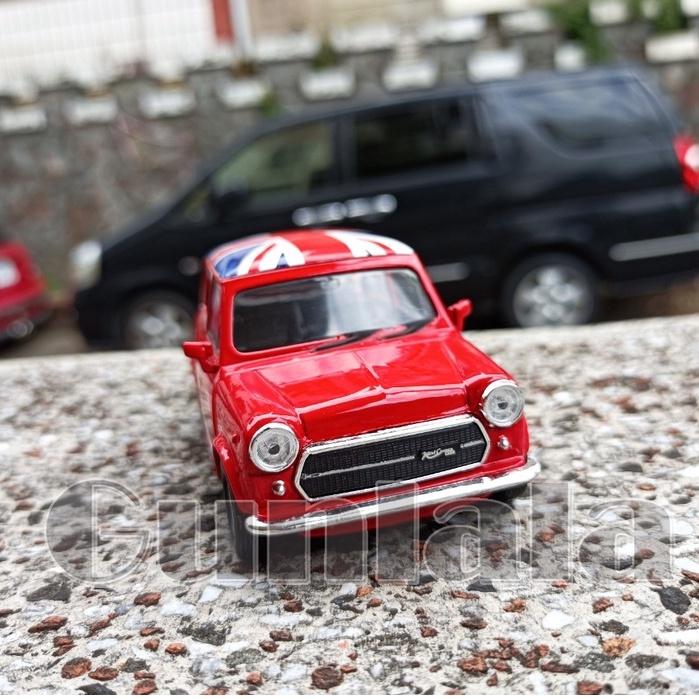 Mini Cooper 1300 1:36模型車 經典迷你庫柏 英國國旗版 寶馬mini JCW-細節圖5