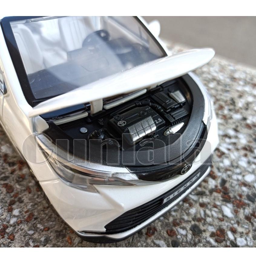 Toyota Sienna 2.5 Hybrid 1:24模型車 豐田 MPV 油電 TNGA-細節圖3