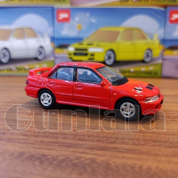 JKM 三菱Lancer Evolution I 1:64模型 初代EVO LANEVO 世界拉力錦標賽 4WD-細節圖3