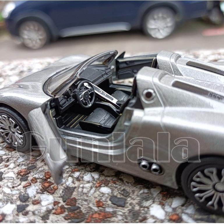 Porsche 918 Spyder 1:39 模型 保時捷天王蛙 蛙王 1/39模型車 XG10-細節圖3