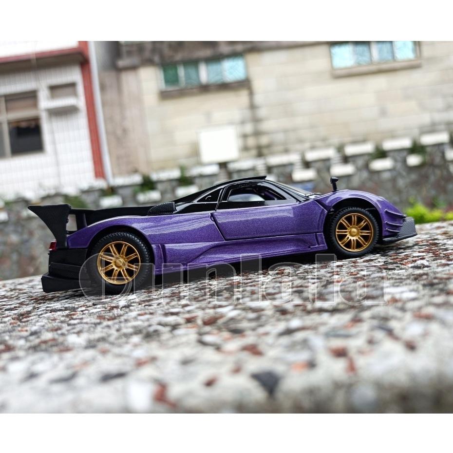 Pagani Zonda Revolucion 1:31模型 附底座 ZONDA R 特仕車 地獄犬超跑 1/31 風神-細節圖4