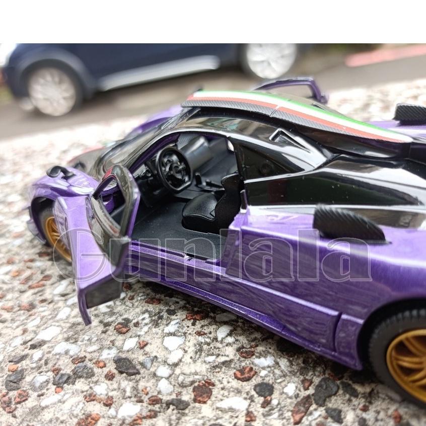 Pagani Zonda Revolucion 1:31模型 附底座 ZONDA R 特仕車 地獄犬超跑 1/31 風神-細節圖5