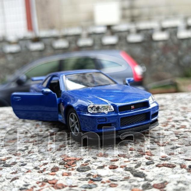 Nissan Skyline GT-R R34 日產戰神GTR 1:38模型車 BNR34 NISMO 玩命關頭-細節圖2