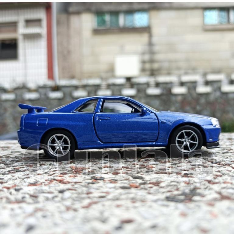 Nissan Skyline GT-R R34 日產戰神GTR 1:38模型車 BNR34 NISMO 玩命關頭-細節圖5