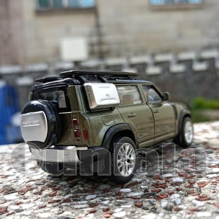 Land Rover Defender 110 1:43模型 捷豹路虎 SUV 休旅霸王全地形王者 硬派越野車 經典-細節圖3
