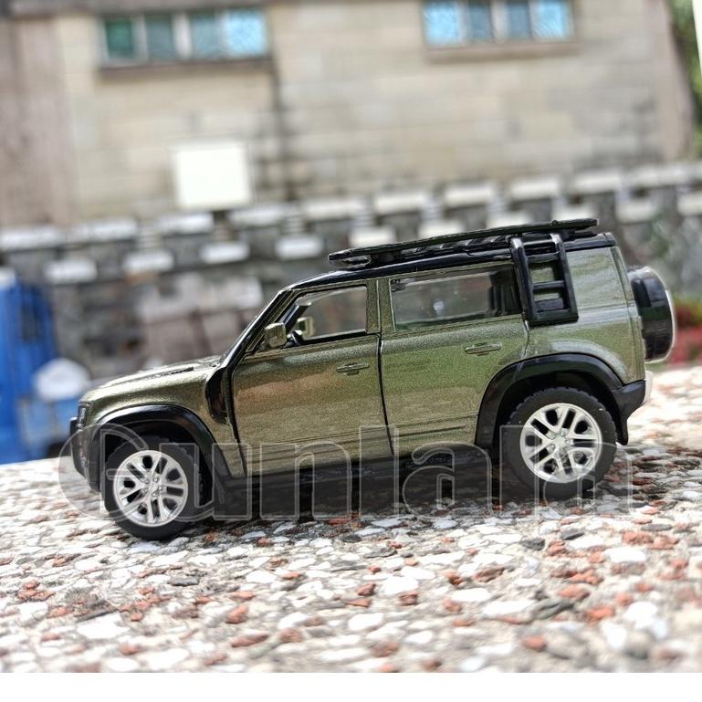 Land Rover Defender 110 1:43模型 捷豹路虎 SUV 休旅霸王全地形王者 硬派越野車 經典-細節圖5