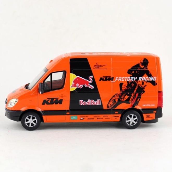 BENZ SPRINTER 1:38模型  Red Bull KTM Factory Racing 紅牛-細節圖3