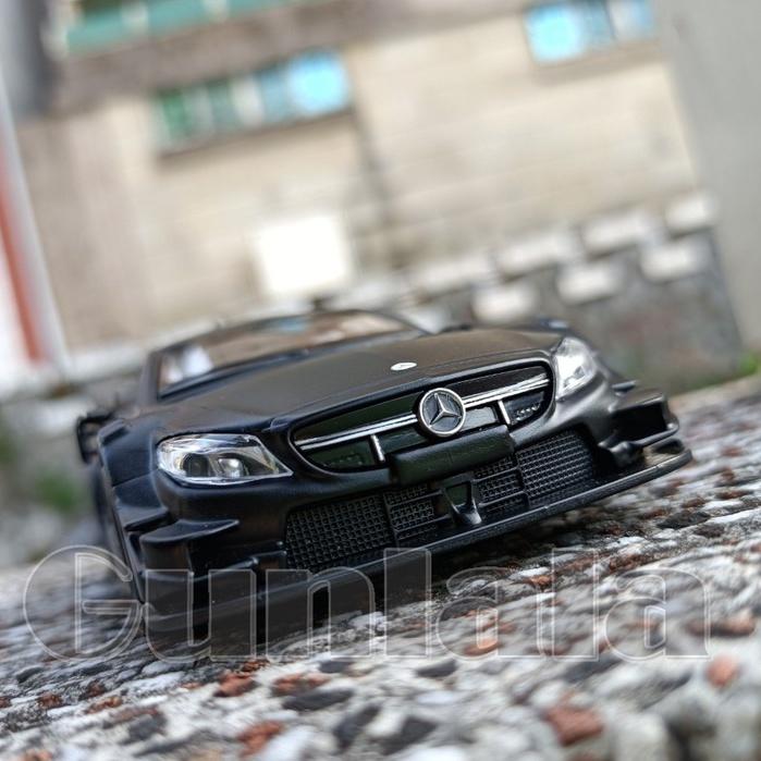 Mercedes-AMG C 63 DTM 1:32模型車 賓士C63 S 德國房車錦標賽 消光黑跑車 C 63-細節圖3