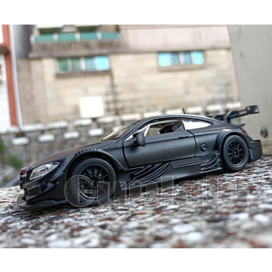 Mercedes-AMG C 63 DTM 1:32模型車 賓士C63 S 德國房車錦標賽 消光黑跑車 C 63-細節圖5