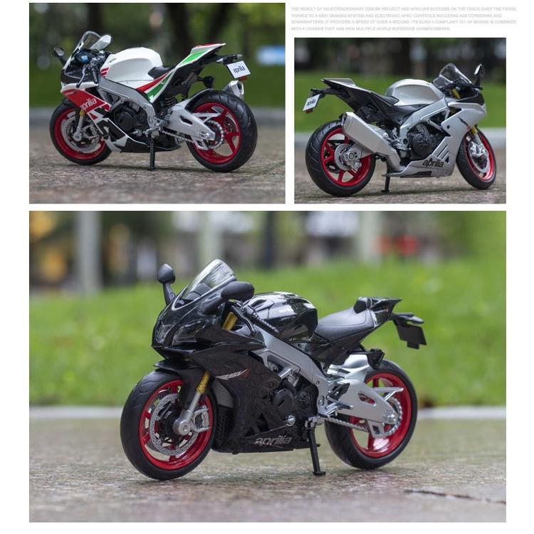 Aprilia RSV4 1000RR 1:12模型車 阿普利亞 SBK 義大利跑車 1/12重機模型 艾普利亞-細節圖3