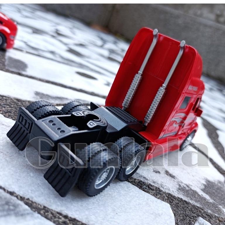 美式卡車 約1:50 40尺貨櫃 車輛運輸貨櫃車 重型卡車頭 貨櫃拖車 美式貨櫃車 四十尺 container-細節圖3