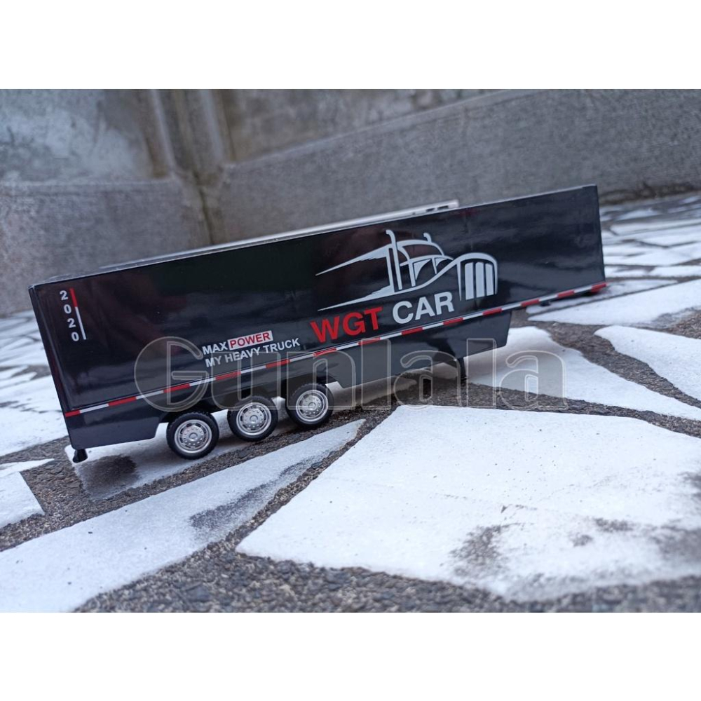 美式卡車 約1:50 40尺貨櫃 車輛運輸貨櫃車 重型卡車頭 貨櫃拖車 美式貨櫃車 四十尺 container-細節圖4