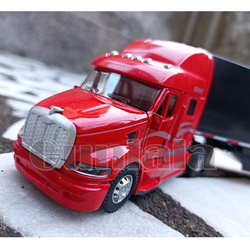 美式卡車 約1:50 40尺貨櫃 車輛運輸貨櫃車 重型卡車頭 貨櫃拖車 美式貨櫃車 四十尺 container-細節圖5