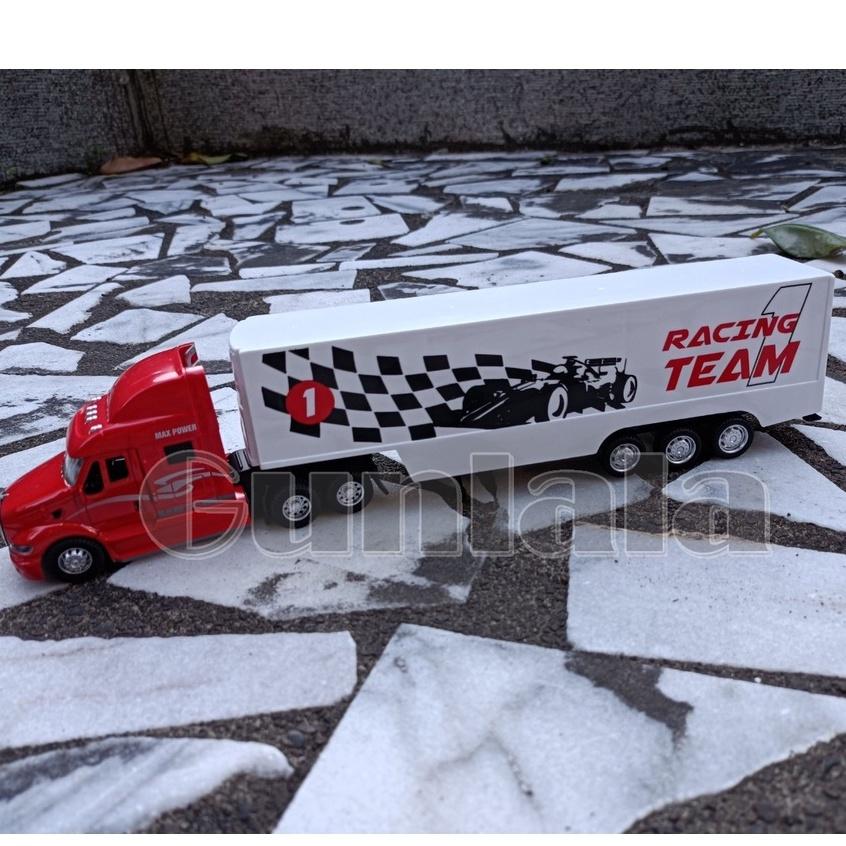 美式卡車 約1:50 40尺貨櫃 車輛運輸貨櫃車 重型卡車頭 貨櫃拖車 美式貨櫃車 四十尺 container-細節圖7